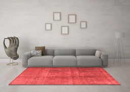 Bohemian Red Washable Rugs