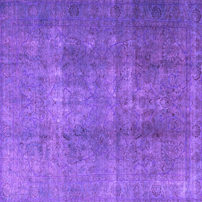 Square Persian Purple Bohemian Rug, tr3699pur