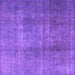 Square Persian Purple Bohemian Rug, tr3699pur