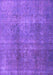 Machine Washable Persian Purple Bohemian Area Rugs, wshtr3699pur
