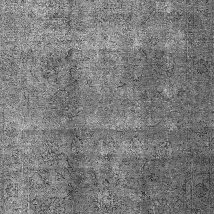 Serging Thickness of Machine Washable Persian Gray Bohemian Rug, wshtr3699gry