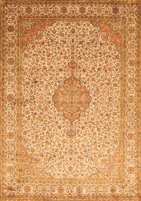 Medallion Orange Traditional Rug, tr369org