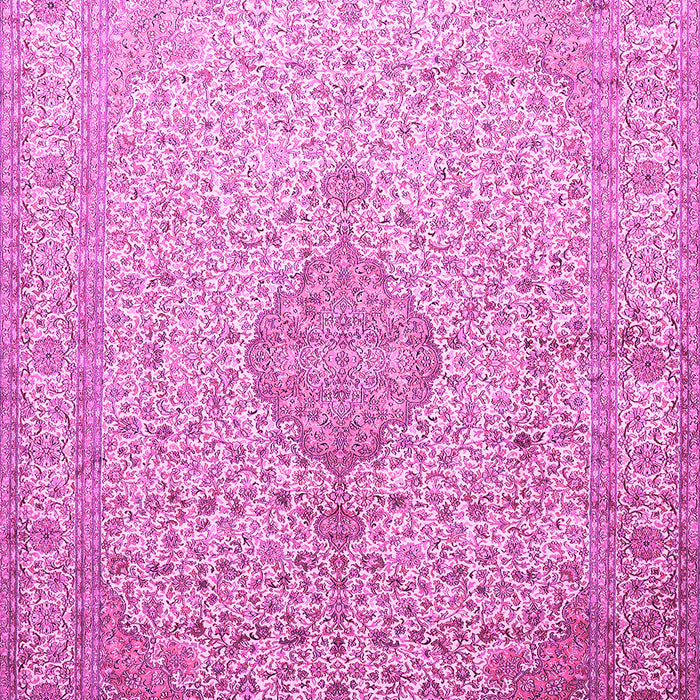 Medallion Pink Traditional Rug, tr369pnk