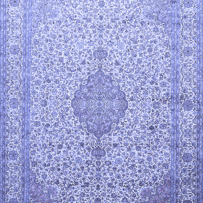 Medallion Blue Traditional Rug, tr369blu