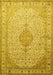 Medallion Yellow Traditional Rug, tr369yw