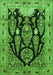 Persian Green Traditional Rug, tr36grn