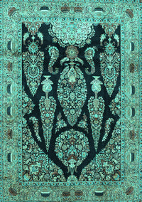 Persian Turquoise Traditional Rug, tr36turq