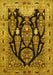 Persian Yellow Traditional Rug, tr36yw