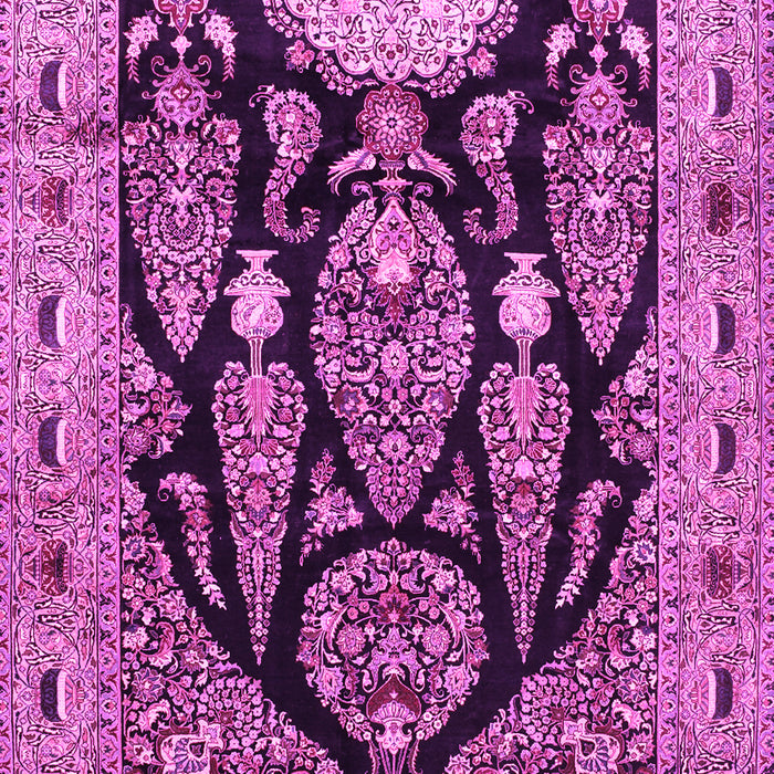 Machine Washable Persian Pink Traditional Rug, wshtr36pnk
