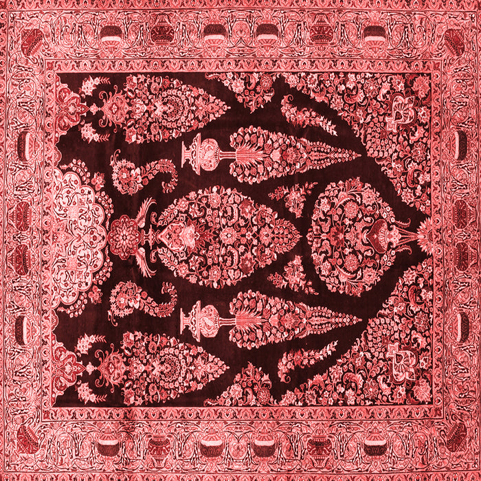 Machine Washable Persian Red Traditional Rug, wshtr36red