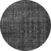 Machine Washable Persian Gray Bohemian Rug, wshtr3701gry