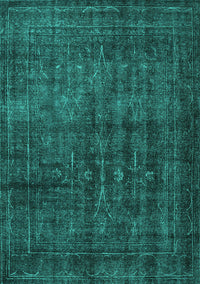 Persian Turquoise Bohemian Rug, tr3701turq