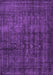Machine Washable Persian Purple Bohemian Area Rugs, wshtr3701pur