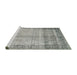 Sideview of Machine Washable Traditional Camouflage Green Rug, wshtr3702