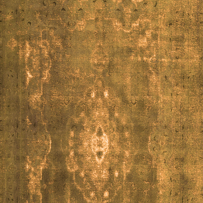 Serging Thickness of Machine Washable Persian Orange Bohemian Area Rugs, wshtr3703org