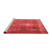 Bohemian Red Washable Rugs