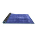 Sideview of Persian Blue Bohemian Rug, tr3703blu