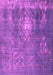 Machine Washable Persian Pink Bohemian Rug, wshtr3703pnk