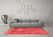 Bohemian Red Washable Rugs