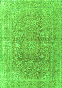 Persian Green Traditional Rug, tr3704grn