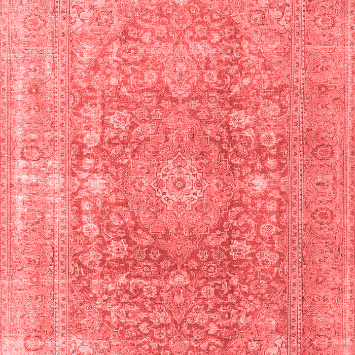 Machine Washable Persian Red Traditional Rug, wshtr3704red