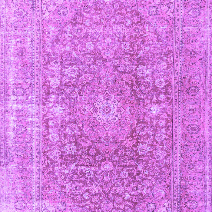 Machine Washable Persian Purple Traditional Area Rugs, wshtr3704pur