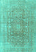 Persian Turquoise Traditional Rug, tr3704turq