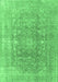 Persian Emerald Green Traditional Rug, tr3704emgrn