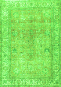 Persian Green Traditional Rug, tr3705grn