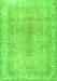 Persian Green Traditional Rug, tr3705grn