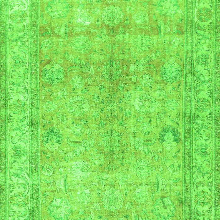 Persian Green Traditional Rug, tr3705grn