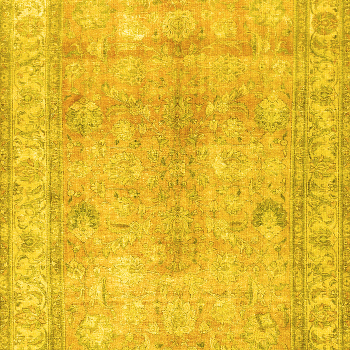 Persian Yellow Traditional Rug, tr3705yw