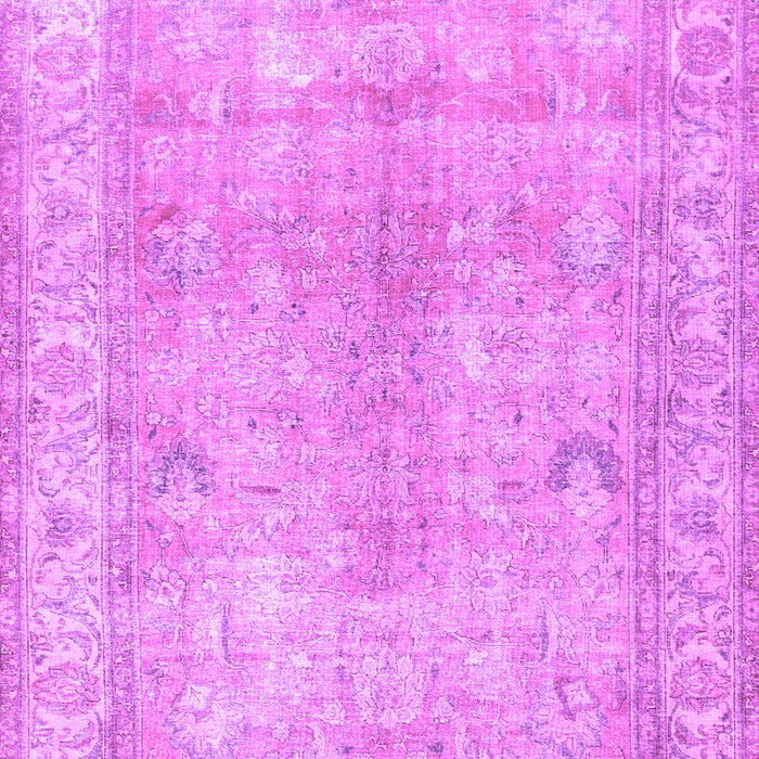 Machine Washable Persian Purple Traditional Area Rugs, wshtr3705pur