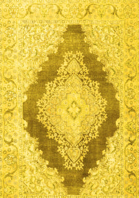 Persian Yellow Traditional Rug, tr3707yw