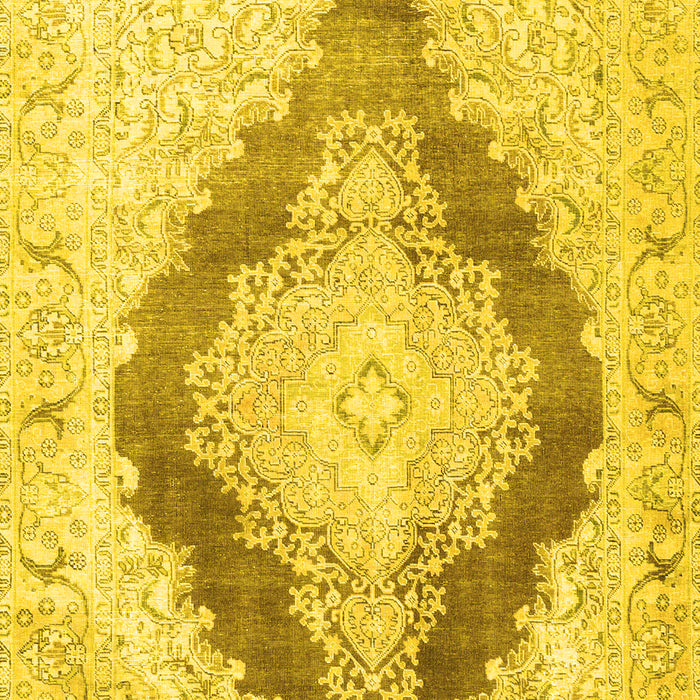 Persian Yellow Traditional Rug, tr3707yw
