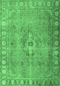 Persian Emerald Green Traditional Rug, tr3708emgrn