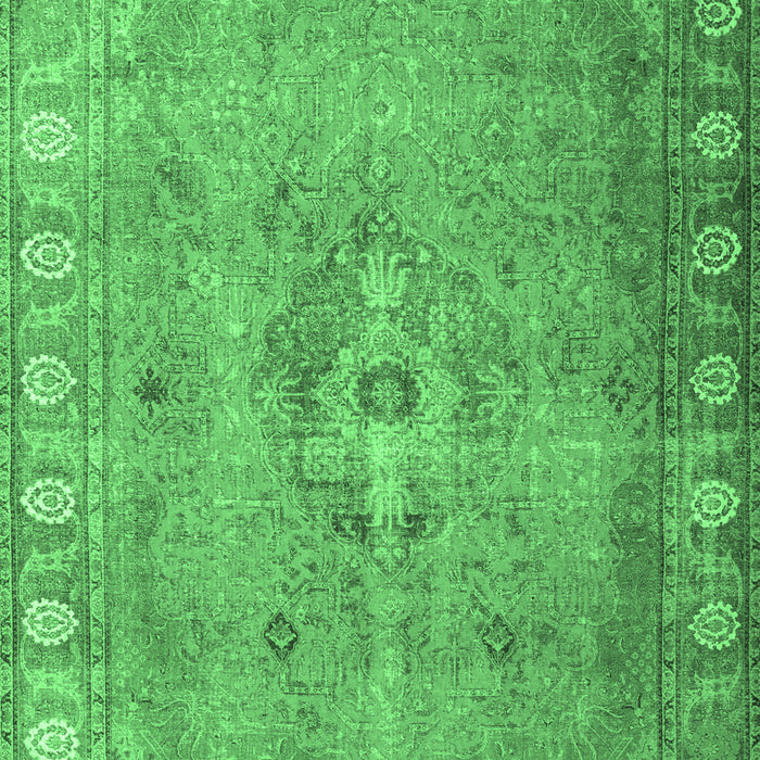 Persian Emerald Green Traditional Rug, tr3708emgrn