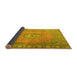 Sideview of Persian Yellow Traditional Rug, tr3708yw