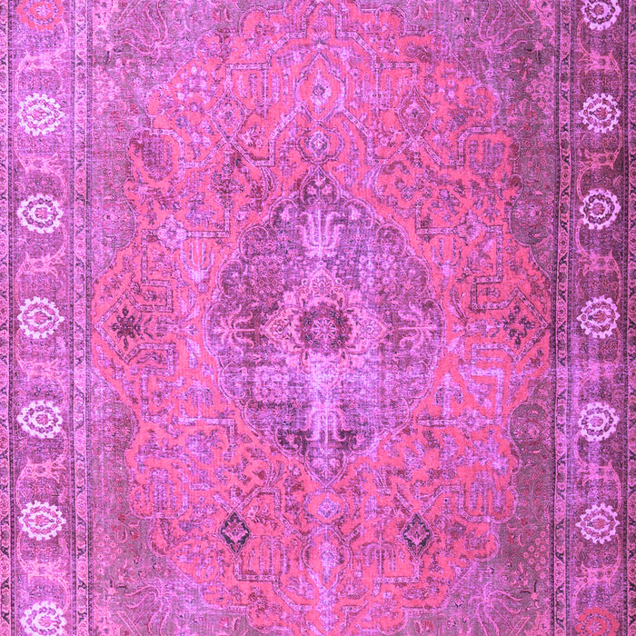 Machine Washable Persian Purple Traditional Area Rugs, wshtr3708pur