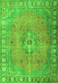 Persian Green Traditional Rug, tr3708grn