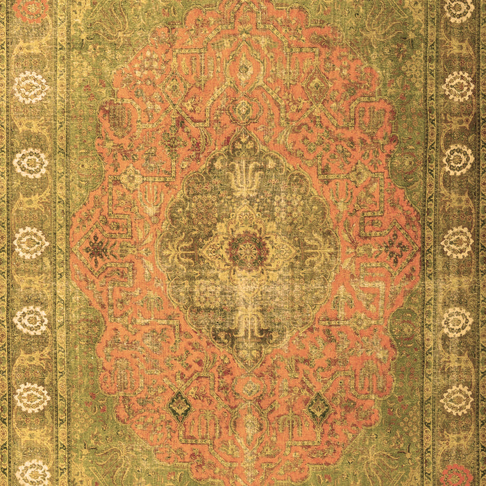 Machine Washable Persian Brown Traditional Rug, wshtr3708brn