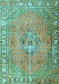 Persian Light Blue Traditional Rug, tr3708lblu