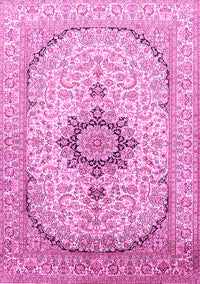 Medallion Pink Traditional Rug, tr370pnk