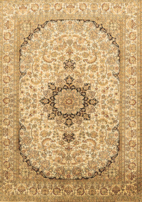 Medallion Brown Traditional Rug, tr370brn