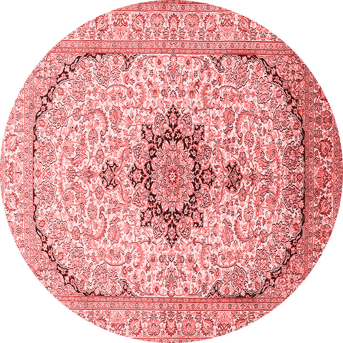 Medallion Red Traditional Rug, tr370red