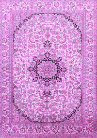 Medallion Purple Traditional Rug, tr370pur