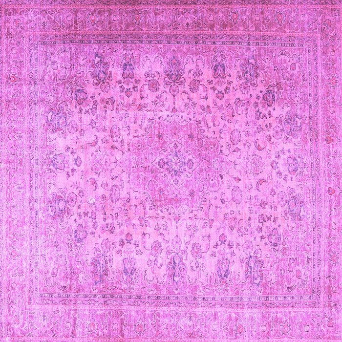 Square Persian Purple Traditional Rug, tr3710pur
