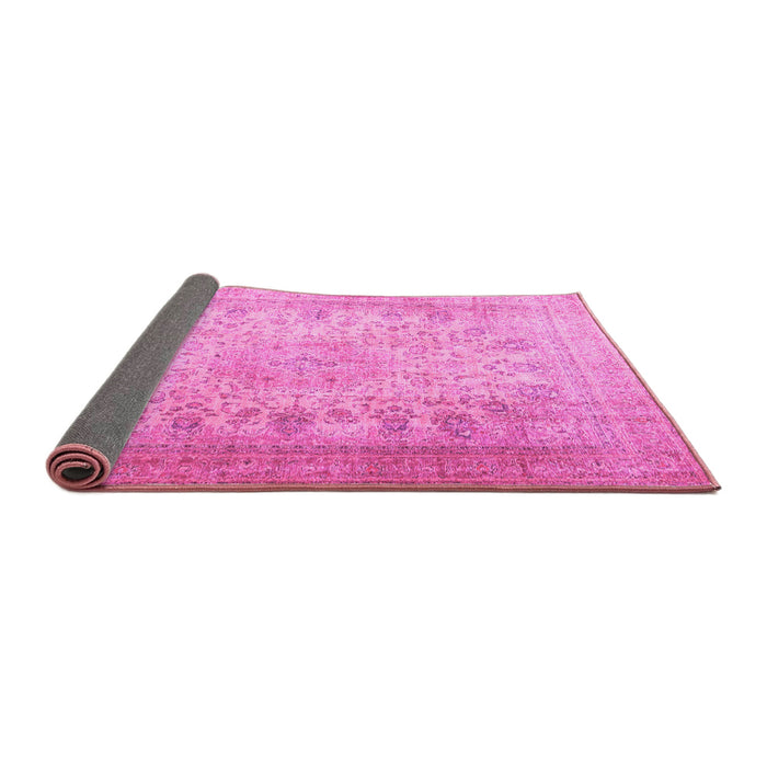 Sideview of Persian Pink Traditional Rug, tr3710pnk