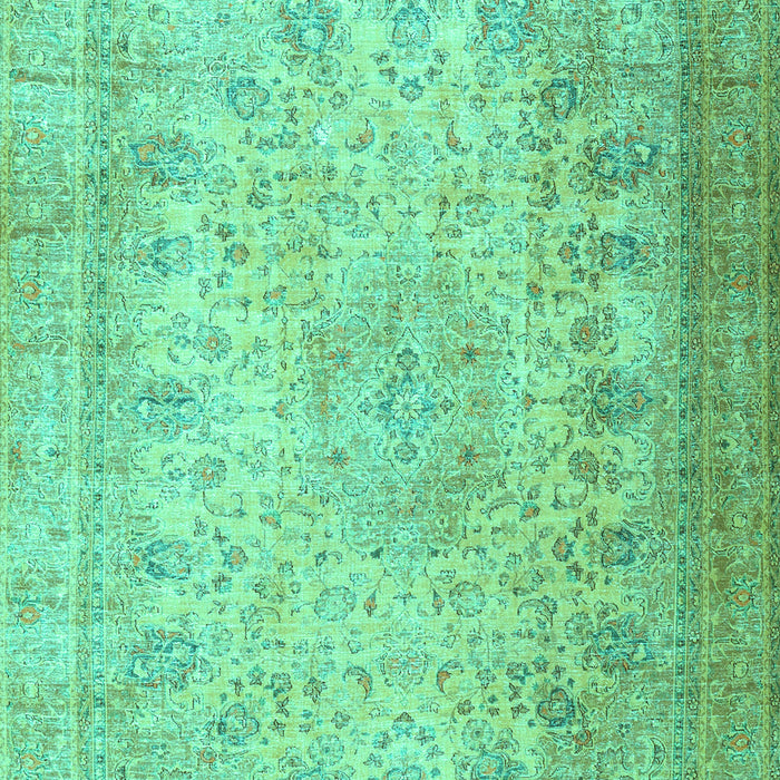 Machine Washable Persian Turquoise Traditional Area Rugs, wshtr3710turq