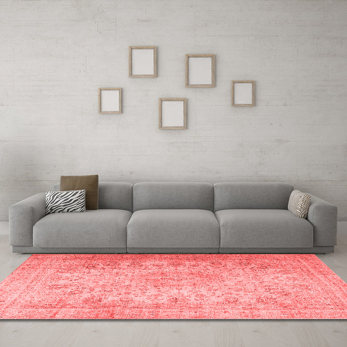 Traditional Red Washable Rugs